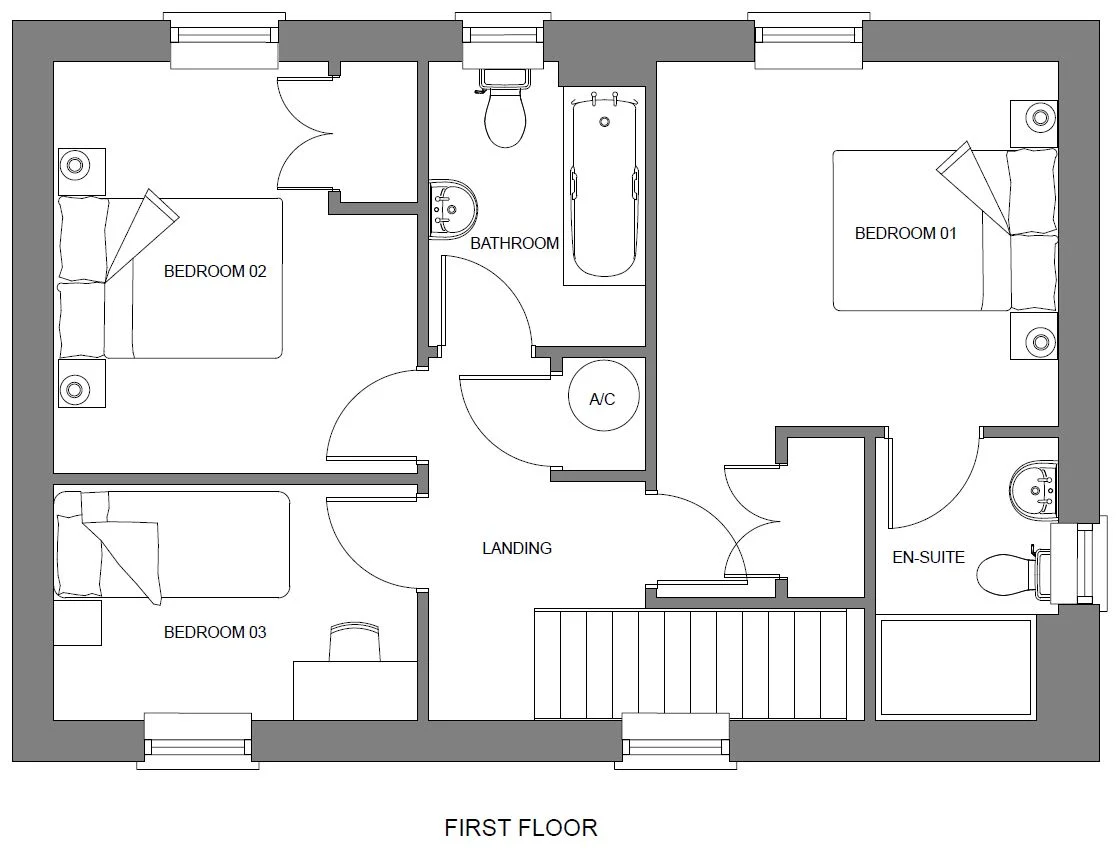 An architectural floor plan used as a source image